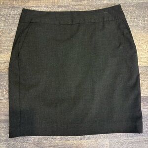Classic Women’s profesional suit skirt in charcoal gray